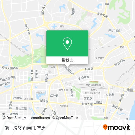震旦消防-西南门地图