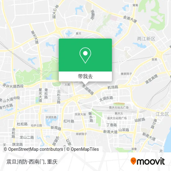 震旦消防-西南门地图