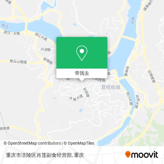 重庆市涪陵区肖莲副食经营部地图