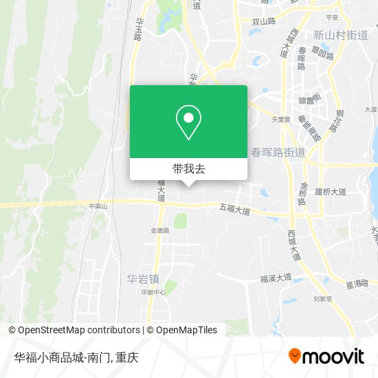 华福小商品城-南门地图