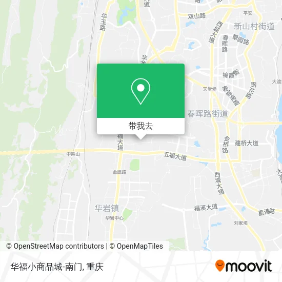 华福小商品城-南门地图