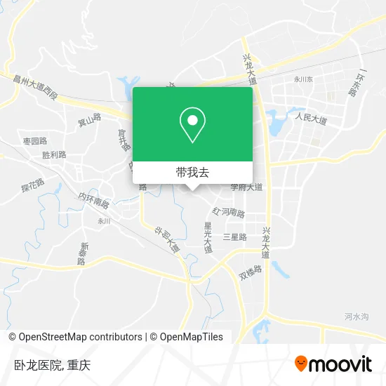 卧龙医院地图