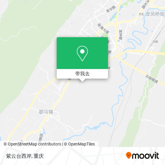 紫云台西岸地图
