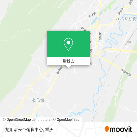 龙湖紫云台销售中心地图