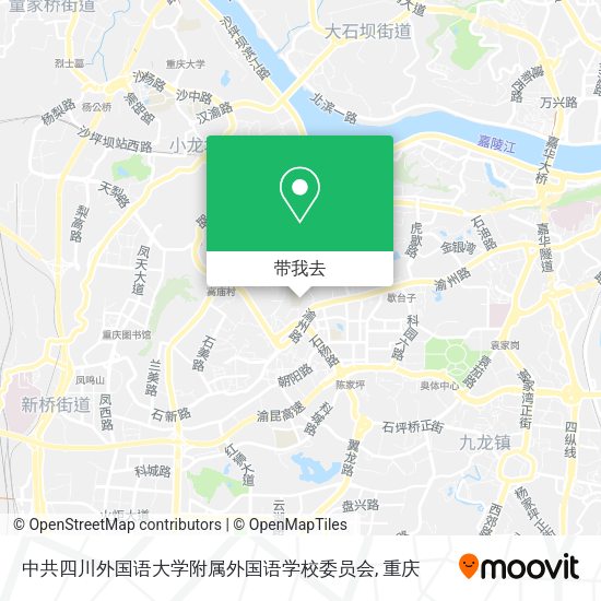 中共四川外国语大学附属外国语学校委员会地图