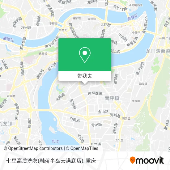 七星高质洗衣(融侨半岛云满庭店)地图
