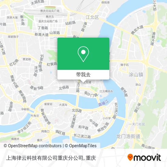 上海律云科技有限公司重庆分公司地图