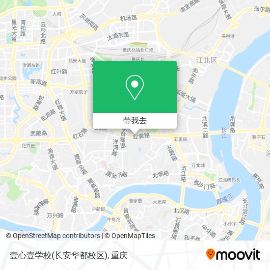 壹心壹学校(长安华都校区)地图