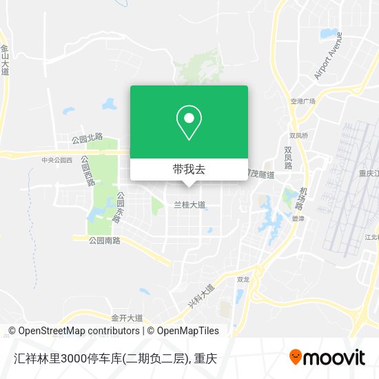 汇祥林里3000停车库(二期负二层)地图