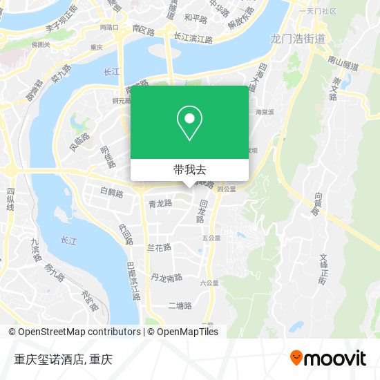 重庆玺诺酒店地图