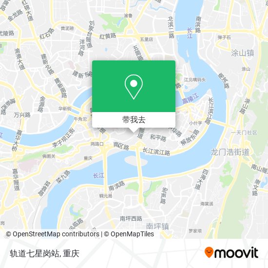 轨道七星岗站地图