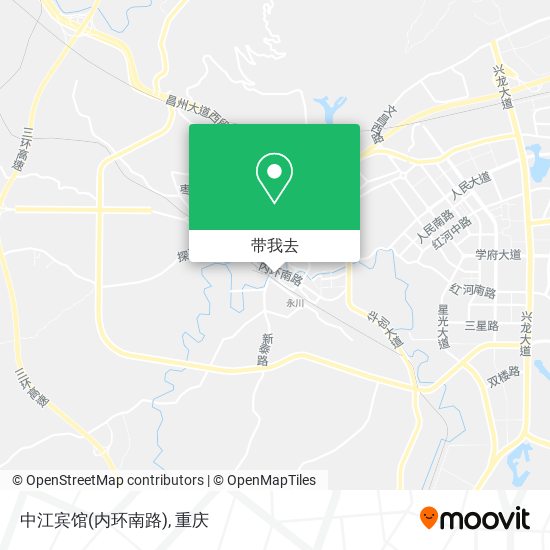 中江宾馆(内环南路)地图