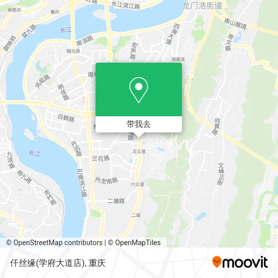 仟丝缘(学府大道店)地图