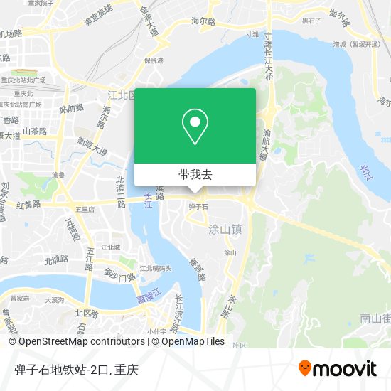 弹子石地铁站-2口地图