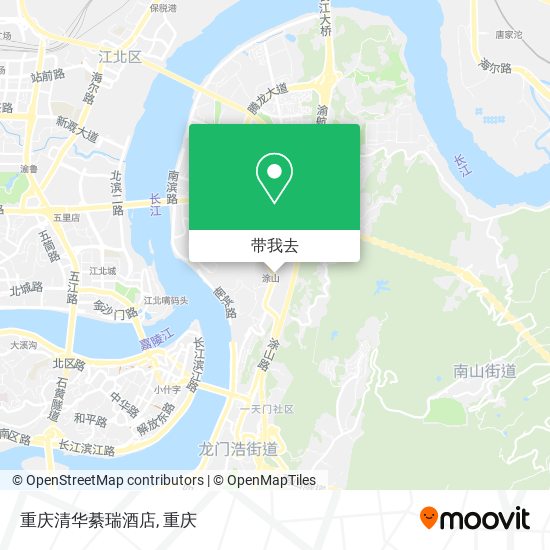 重庆清华綦瑞酒店地图