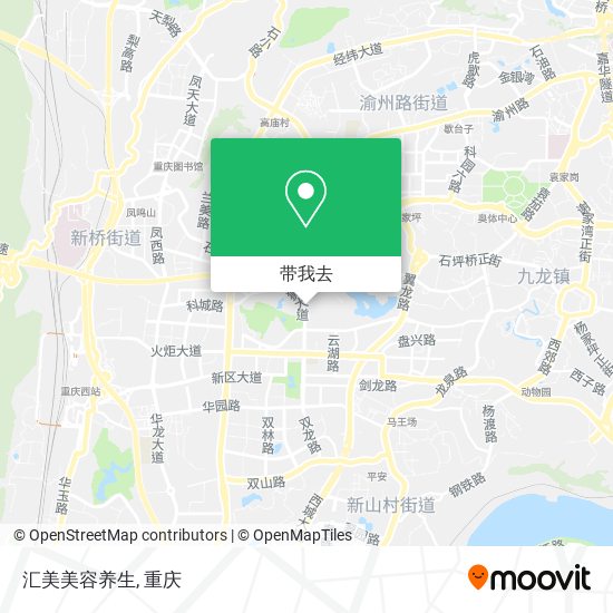汇美美容养生地图