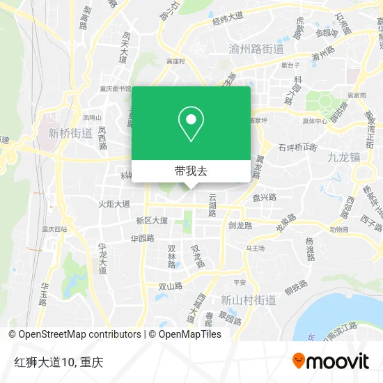 红狮大道10地图