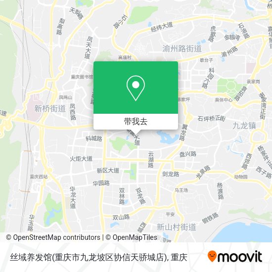 丝域养发馆(重庆市九龙坡区协信天骄城店)地图