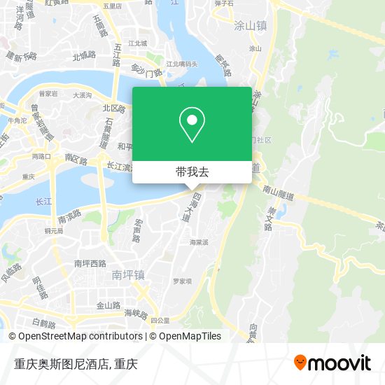 重庆奥斯图尼酒店地图