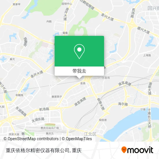 重庆依格尔精密仪器有限公司地图
