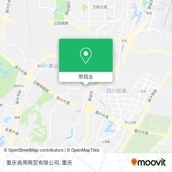 重庆燕周商贸有限公司地图