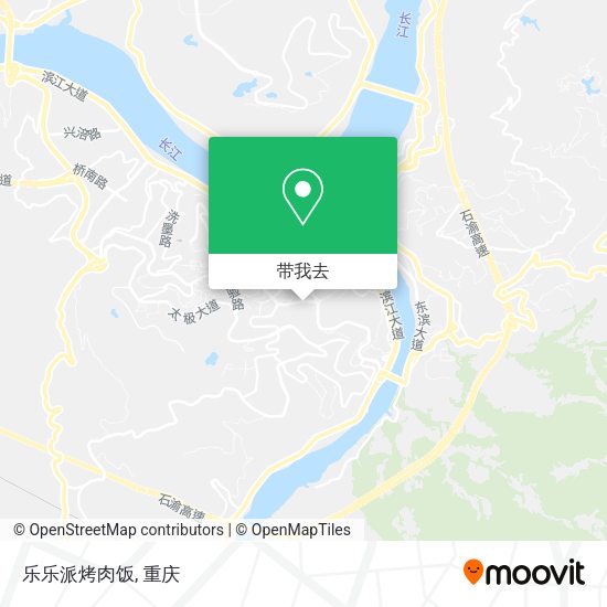 乐乐派烤肉饭地图