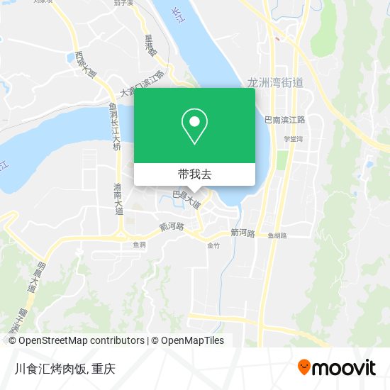 川食汇烤肉饭地图