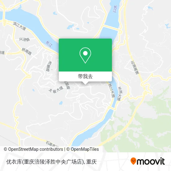 优衣库(重庆涪陵泽胜中央广场店)地图