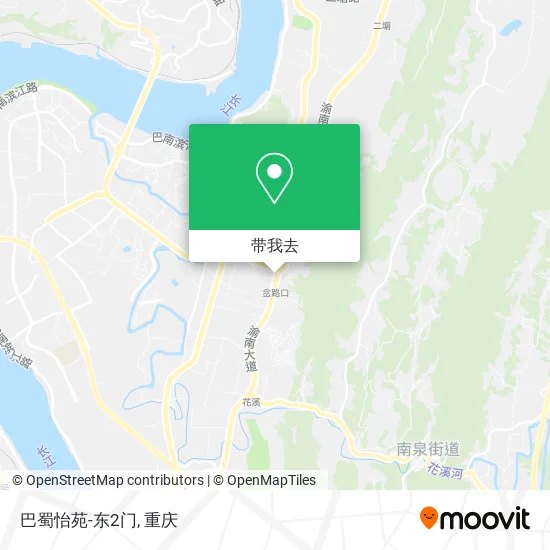 巴蜀怡苑-东2门地图