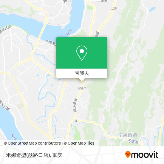 米娜造型(岔路口店)地图