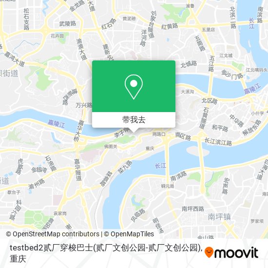 testbed2贰厂穿梭巴士(贰厂文创公园-贰厂文创公园)地图