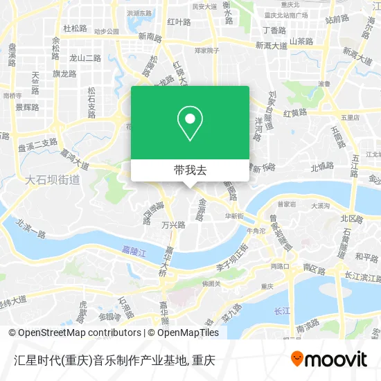 汇星时代(重庆)音乐制作产业基地地图