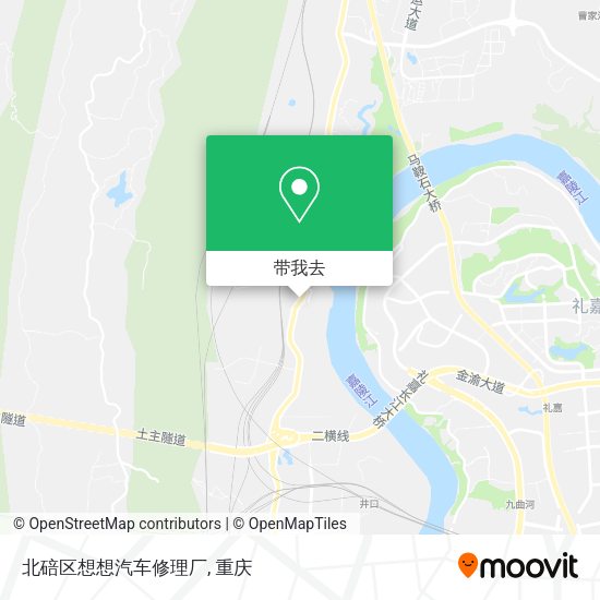北碚区想想汽车修理厂地图