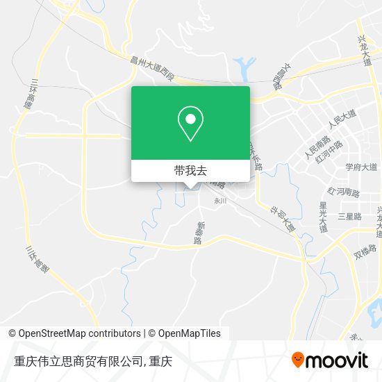 重庆伟立思商贸有限公司地图