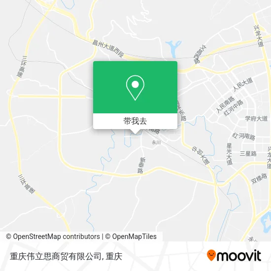重庆伟立思商贸有限公司地图