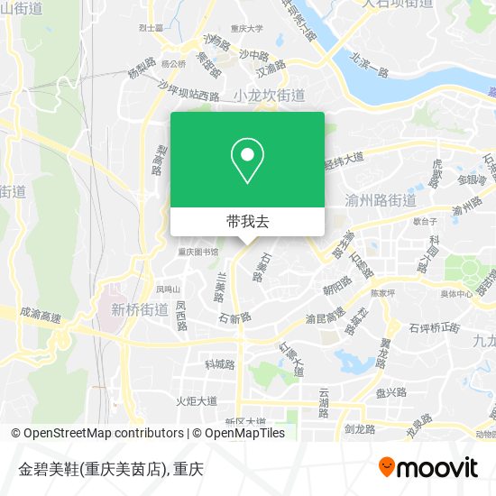 金碧美鞋(重庆美茵店)地图