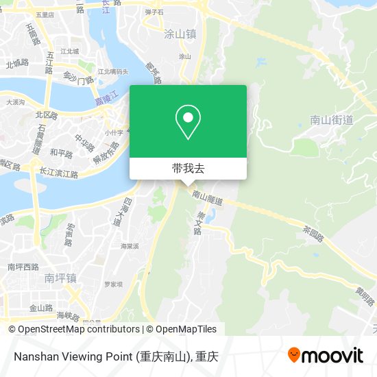Nanshan Viewing Point (重庆南山)地图