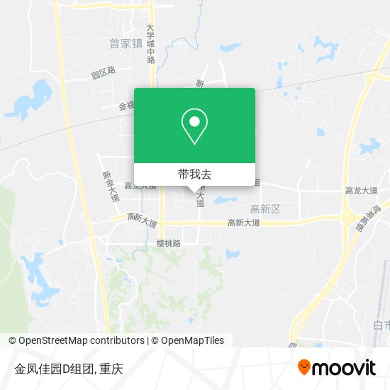 金凤佳园D组团地图