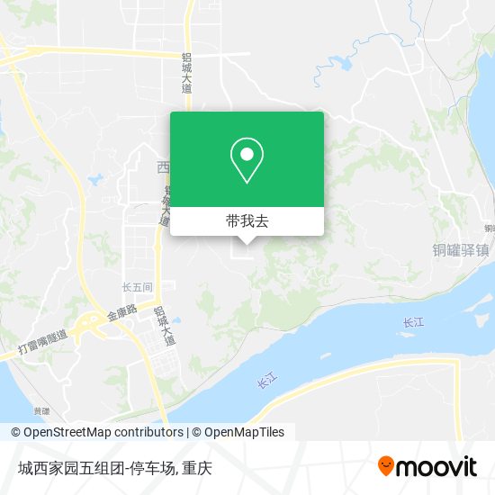 城西家园五组团-停车场地图