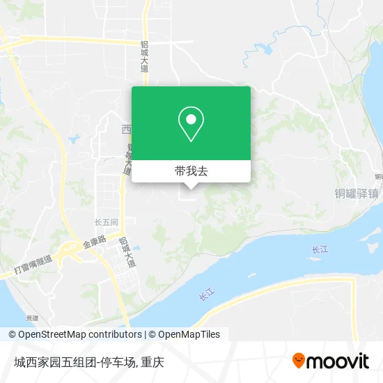 城西家园五组团-停车场地图