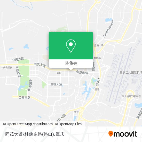 同茂大道/桂馥东路(路口)地图