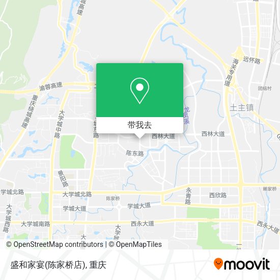 盛和家宴(陈家桥店)地图