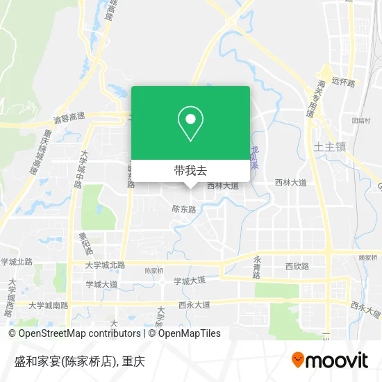 盛和家宴(陈家桥店)地图