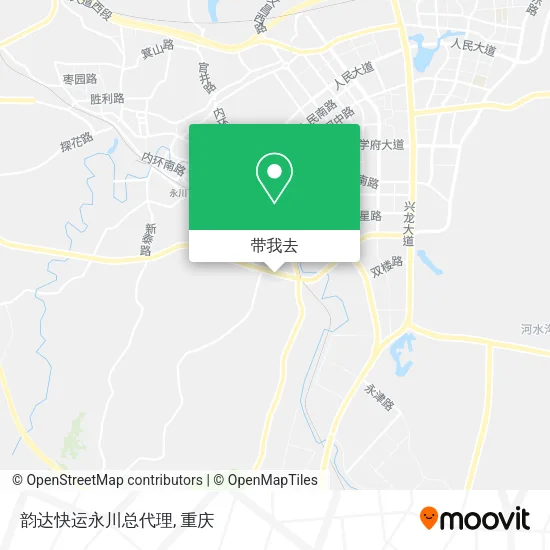韵达快运永川总代理地图