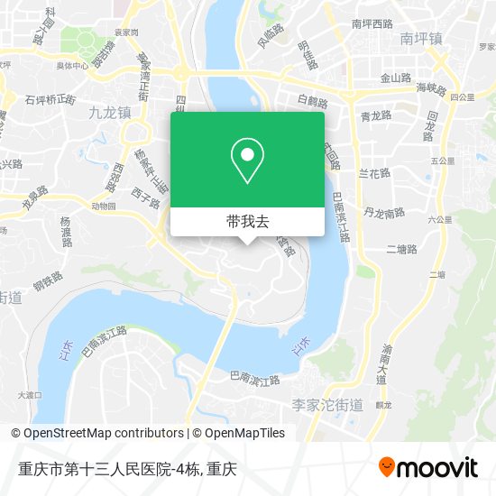 重庆市第十三人民医院-4栋地图