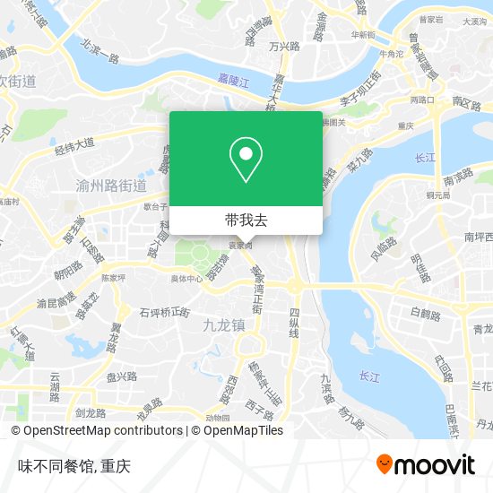 味不同餐馆地图