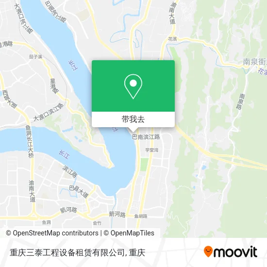重庆三泰工程设备租赁有限公司地图