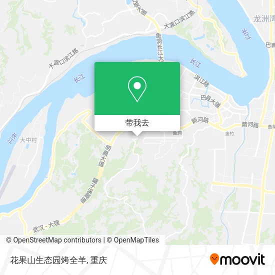 花果山生态园烤全羊地图