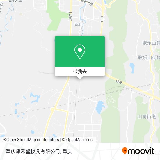 重庆康禾盛模具有限公司地图