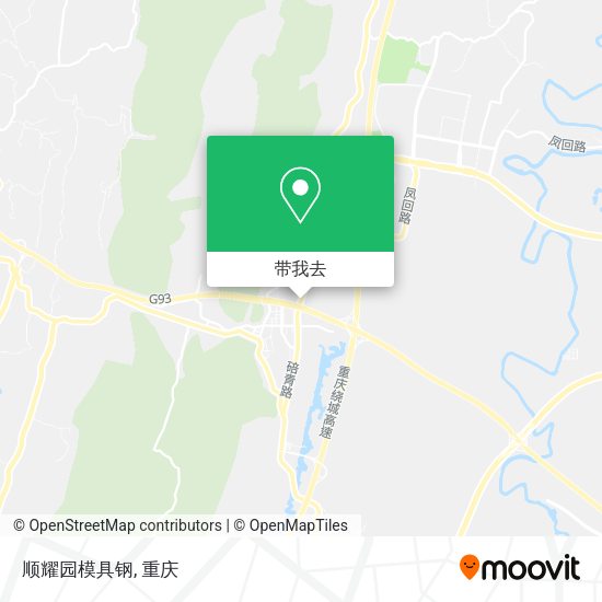顺耀园模具钢地图